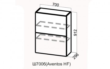 Шкаф Навесной «Модерн Ш700Б/912» Aventos HF Барный